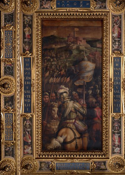 Sturm auf die Festung von Monastero von Giorgio Vasari